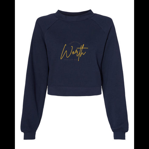 KNON YOUR WORTH THEN ADD TAXI Bella canvas hoodie 7505